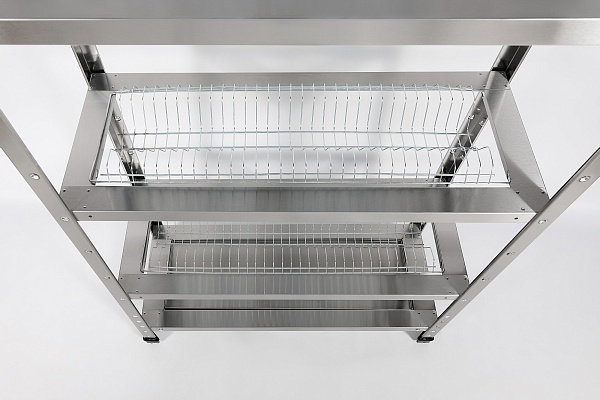 стеллаж для сушки тарелок restoinox стпт-14/4-эн